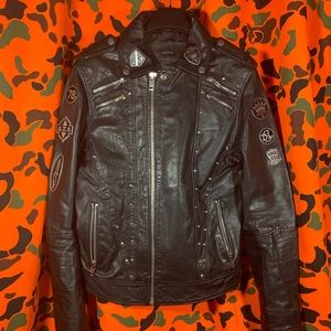 Diesel cow’s perfecto leather jacket bought at Aritmetik Montreal for 1265CAN
